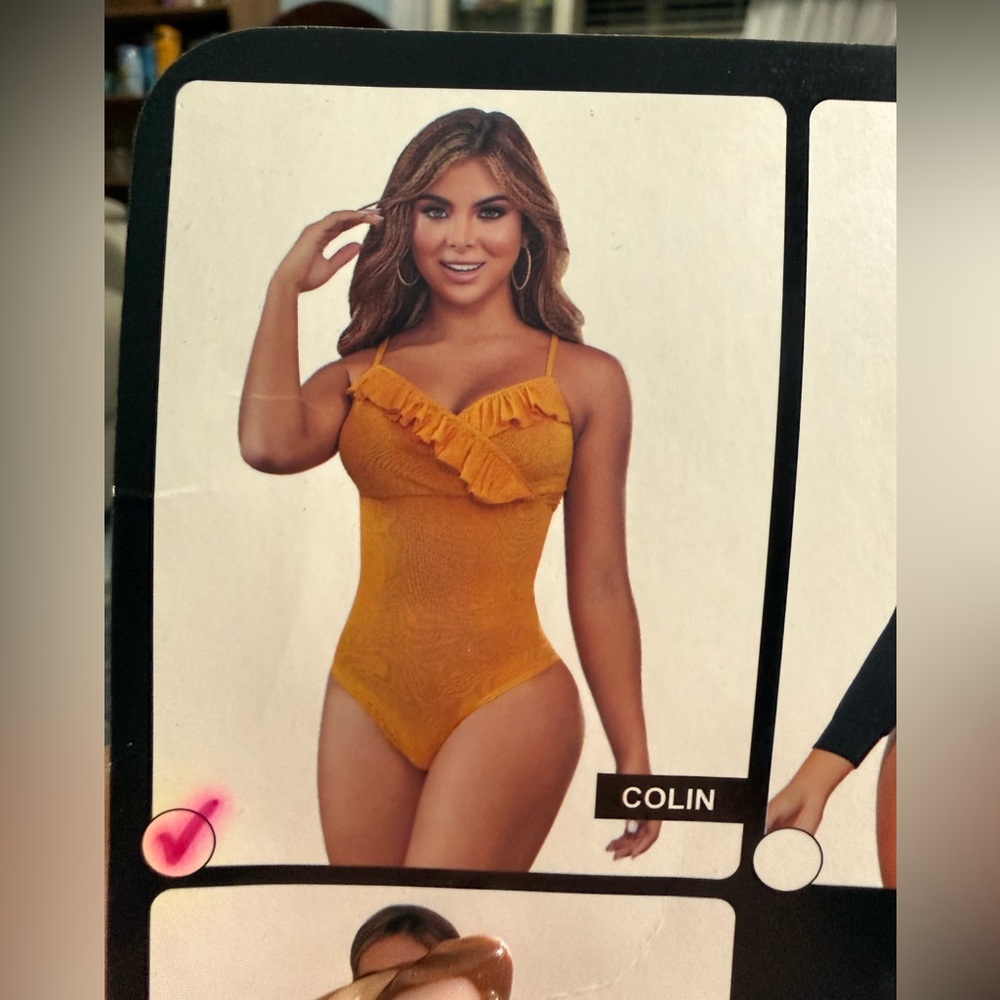 Women One Piece in Mustard Yellow